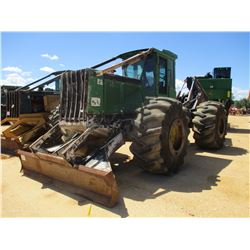 2006 JOHN DEERE 648G III SKIDDER, VIN/SN:603718 - DUAL ARCH, WINCH, A/C, 30.5-32 TIRES, METER READIN
