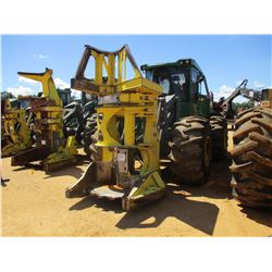 JOHN DEERE 843L FELLER BUNCHER, VIN/SN:669205 - JOHN DEERE SAW HEAD, CAB, A/C, 28L-26 TIRES, METER R