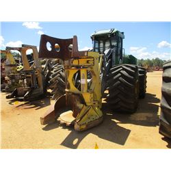 2014 JOHN DEERE 843K FELLER BUNCHER, VIN/SN:658559 - JOHN DEERE FD45 SAW HEAD, CAB, A/C, 67X34.00-25