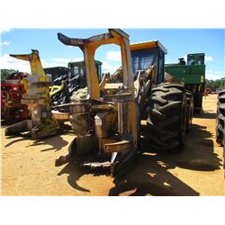JOHN DEERE 843H FELLER BUNCHER, VIN/SN:882151 - SAW HEAD, CAB, A/C, 30.5L-32 TIRES, METER READING 13