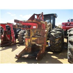 2011 CAT 573 FELLER BUNCHER, VIN/SN:HA19945 - PRENTICE SH-56 SAW HEAD, CAB, A/, 30.5L-32 TIRES, METE