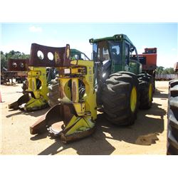 2015 JOHN DEERE 643L FELLER BUNCHER, VIN/SN:668984 - JOHN DEERE FD45 SAW HEAD, CAB, A/C, 30.5L-32 TI