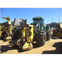 2010 JOHN DEERE 643K FELLER BUNCHER, VIN/SN:630319 - JOHN DEERE FD45 SAW HEAD, CAB, A/C, 28L-26 TIRE