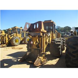 TIGERCAT 720B FELLER BUNCHER, VIN/SN:7202518 - TIGERCAT DW 55 SAW HEAD, CAB, A/C