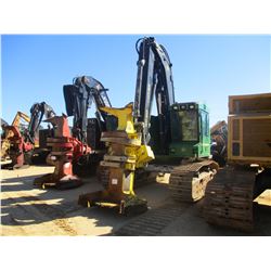 2014 JOHN DEERE 753J TRACK FELLER BUNCHER, VIN/SN:254037 - FD21B SAW HEAD, CAB, A/C, METER READING 4