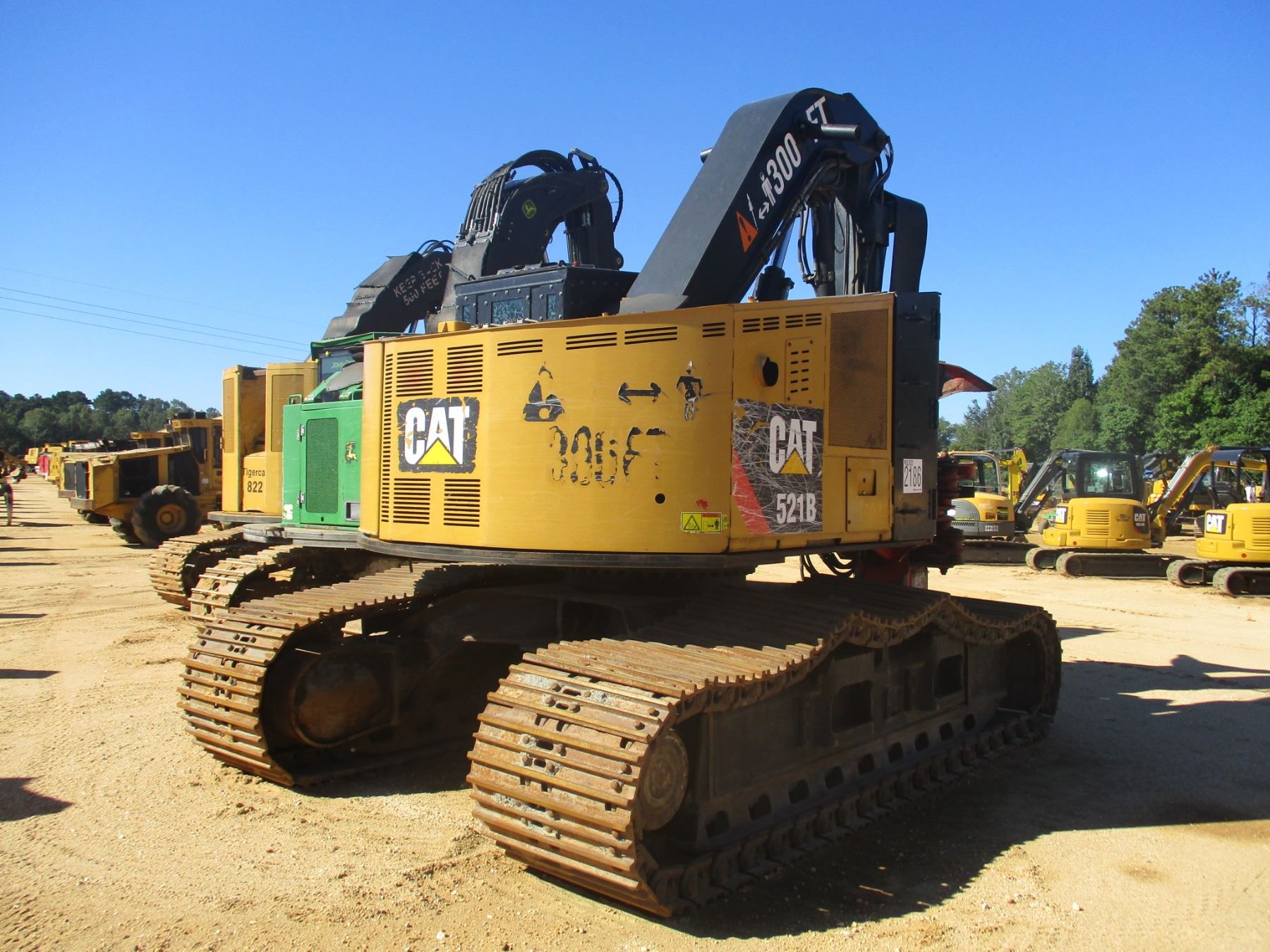 Cat 511 2014 CAT 521B TRACK FELLER BUNCHER, VIN/SN:F7B00266 - CAT HF201B SAW ...