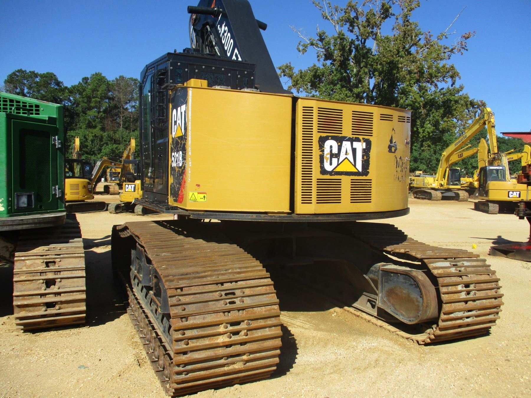 Cat 511 2014 CAT 521B TRACK FELLER BUNCHER, VIN/SN:F7B00266 - CAT HF201B SAW ...