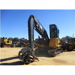 2015 CAT 320D FM CRAWLER LOG LOADER, VIN/SN:GKS00437 - LIVE HEEL, HULTDINS SAW GRAPPLE MODEL 4552HD,