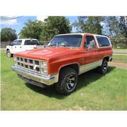 1981 GMC JIMMY VIN/SN:1G5EK18H0BF512896 - 4X4, GAS ENGINE, A/T