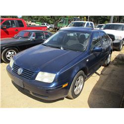 2002 VOLKSWAGEN JETTA TDI VIN/SN:3VWSP69M9ZM013999 - DIESEL ENGINE, A/T, ODOMETER READING 158,192 MI