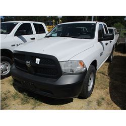 2015 DODGE RAM 1500 PICK UP, VIN/SN:1C6RR6FG8F8578534 - EXTENDED CAB, V8 GAS ENGINE, A/T, ODOMETER R