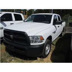 2015 DODGE RAM 2500 PICK UP, VIN/SN:3C6TR4CT4FG585466 - EXTENDED CAB, V8 GAS ENGINE, A/T, ODOMETER R