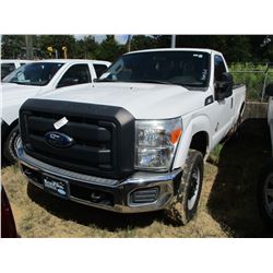 2012 FORD F250 PICK UP, VIN/SN:1FTBF2BT5CEB13752 - 4X4, POWER STROKE DIESEL ENGINE, A/T, ODOMETER RE