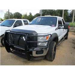 2014 FORD F250 PICK UP, VIN/SN:1FT7W2BT0EEA96979 - 4X4, CREW CAB, FORD POWER STROKE DIESEL ENGINE, A