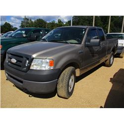 2006 FORD F150XL PICKUP, VIN/SN:1FTPX14V96NB01880 - 4X4, EXTENDED CAB, GAS ENGINE, A/T, ODOMETER REA