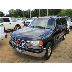 2003 GMC YUKON VIN/SN:1GKEC132X3J125538 -GAS ENGINE, A/T, 3RD ROW SEATING, ODOMETER READING 165,377 