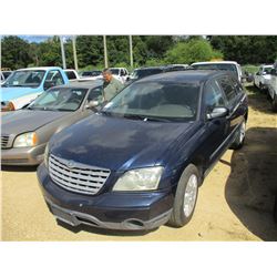 2005 CHRYSLER PACIFICA VIN/SN:2C4GM48LX5R450762 - GAS ENGINE, A/T, ODOMETER READING 148,359 MILES