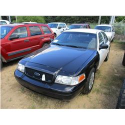2011 FORD CROWN VICTORIA SEDAN, VIN/SN:2FABP7BV3BX120827 - GAS ENGINE, A/T, ODOMETER READING 169,449