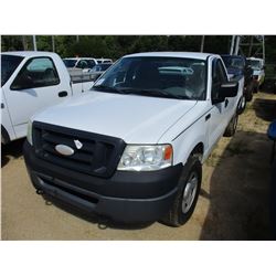 2007 FORD F150 XLT PICK UP, VIN/SN:1FTRF14W67NA82369 - 4X4, GAS ENGINE, A/T, LONG BED, ODOMETER READ