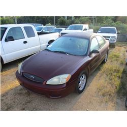 2005 FORD TAURUS SE VIN/SN:1FAHP53U45A265795 -GAS ENGINE, A/T