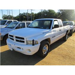 2000 DODGE RAM 2500 PICKUP, VIN/SN:3B7KC2366YG155235 - EXTENDED CAB, DIESEL ENGINE, A/T, ODOMETER RE