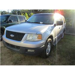 2006 FORD EXPEDITION, VIN/SN:1FMPU15566LA6723 - GAS, A/T, 3RD ROW SEATING, ODOMETER READING 239,252 