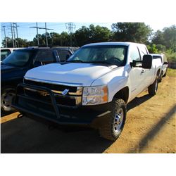 2012 CHEVROLET 2500HD PICK UP, VIN/SN:1GC1KVCG2CF200030 - 4X4, CREW CAB, A/T