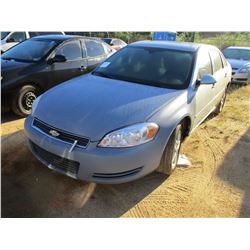 2007 CHEVROLET IMPALA VIN/SN:2G1WB58KX793974914 - GAS, A/T, ODOMETER READING 145,062 MILES