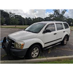 2006 DODGE DURANGO VIN/SN:1DAHD38N66F155024 - GAS ENGINE, A/T (COUNTY OWNED) (SELLING OFFISTE LOCATE