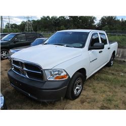 2011 RAM 1500 PICKUP, VIN/SN:1D7RB1CP4B5628835 - CREW CAB, GAS ENGINE, ODOMETER READING 101,787 MILE