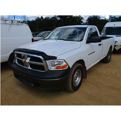 2011 RAM 1500 PICKUP, VIN/SN:3D7JB1EC1BG512112 - GAS ENGINE, A/T, ODOMETER READING 188,863 MILES