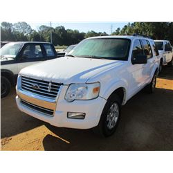 2009 FORD EXPLORER VIN/SN:1FMEU73E59UA19137 - GAS, A/T, ODOMETER READING 174,471 MILES