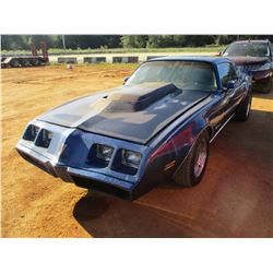 1979 PONITAC FIREBIRD VIN/SN:2T87Y9L205226 - GAS ENGINE, A/T