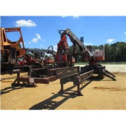 PRENTICE 210E LOG LOADER, VIN/SN:P55017 - CAB, MTD ON T/A TRAILER, METER READING 10,266 HOURS