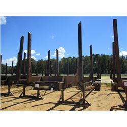 2007 PITTS LT40-8L LOG TRAILER, VIN/SN:5JYLT40227P070003 - T/A, 4 BOLSTER