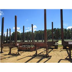 1990 PITTS LT40 LOG TRAILER, VIN/SN:LT40T3LP668469 - T/A, 4 BOLSTER