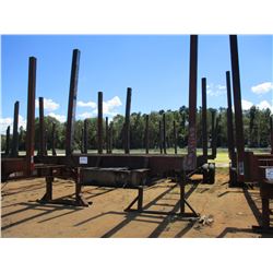 1990 PITTS LT-40 LOG TRAILER, VIN/SN:PE9LT40T3LP667468 - T/A, 4 BOLSTER