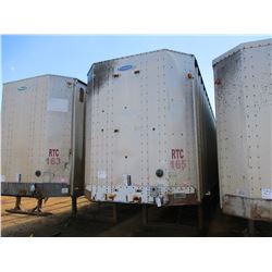 2001 PEERLESS CHIP TRAILER, VIN/SN:1PLE04021XPC26086 - T/A, CLOSED TOP, 40' LENGTH, HALF GATE, 11R24