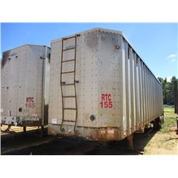 PEERLESS CHIP TRAILER, - T/S, CLOSED TOP, 40' LENGTH, HALF GATE, 11R24.5 TIRES