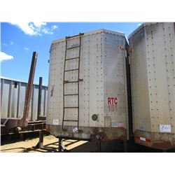 1993 PEERLESS CHIP TRAILER, VIN/SN:1PLE0402XPPA12854 - T/A, CLOSED TOP, 40' LENGTH, HALF GATE, 11R24