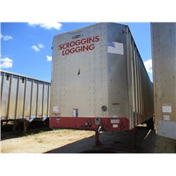 2007 PEERLESS 45-CTSSF CHIP TRAILER, VIN/SN:1PLE045287PJ55453 - T/A, 45' LENGTH, WALKING FLOOR, ENCL