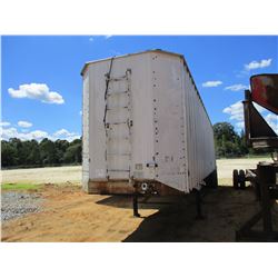 1989 KENTUCKY CHIP TRAILER, VIN/SN:1KKVA4221KL084474 - T/A, 45' LENGTH, HALF GATE, TARP