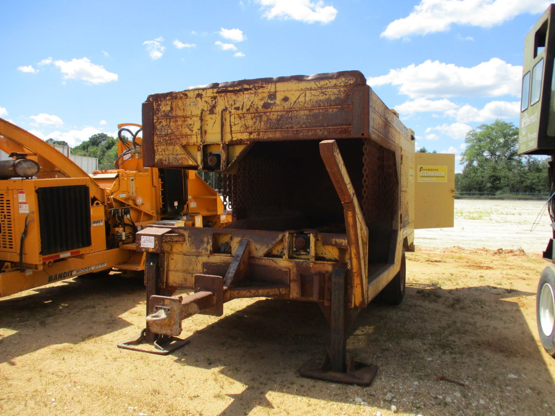 CHAMBERS DELIMBINATOR JOHN DEERE DIESEL, PINTLE HITCH, METER READING