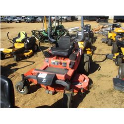 KUBOTA ZD25 MOWER, VIN/SN:44715 - ZERO TURN, DIESEL ENGINE, 60" MOWER DECK, ROLL BAR, METER READING 
