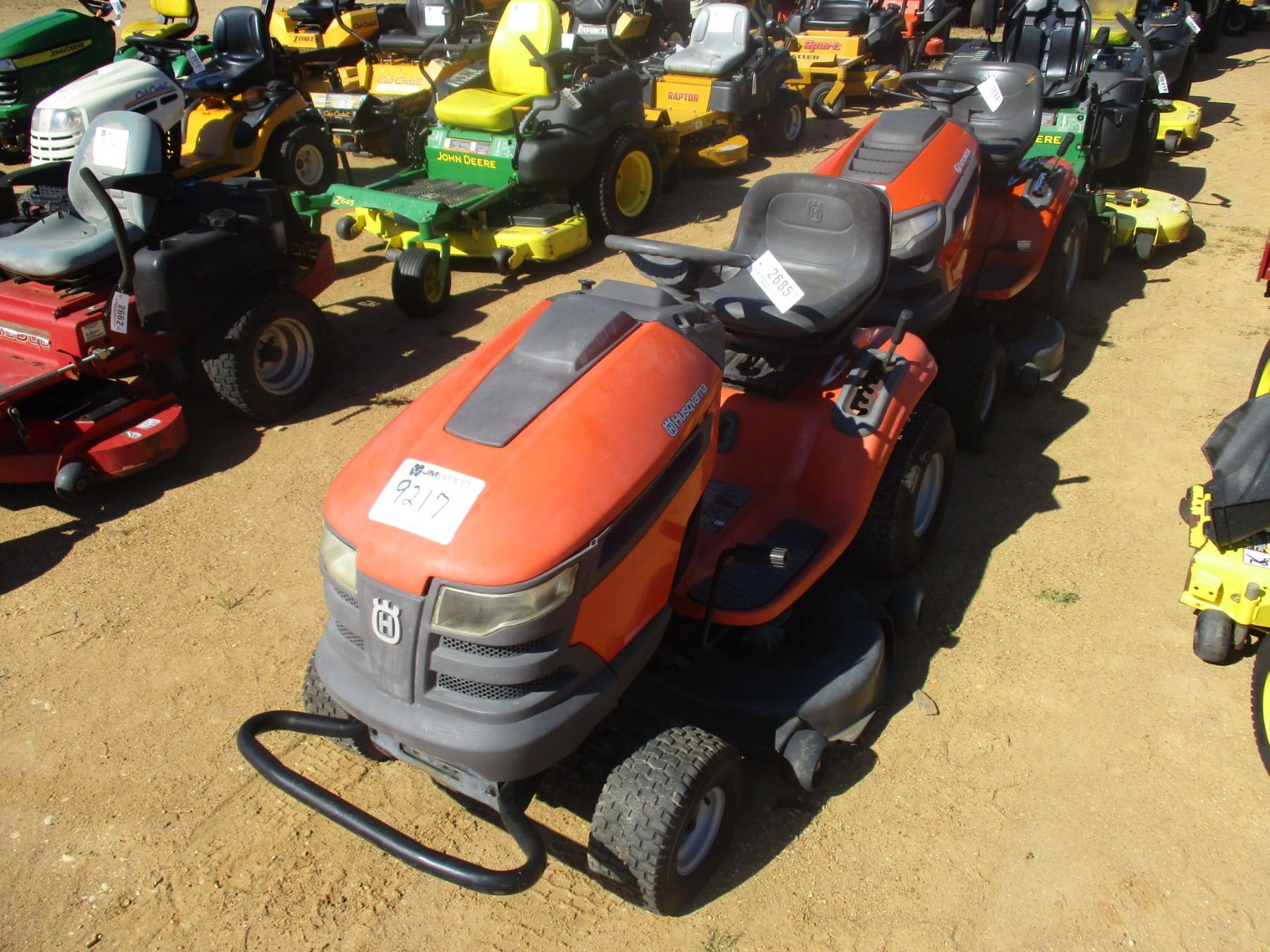 HUSQVARNA YTH2242 RIDING MOWER, 42" (C5) J.M. Wood Auction Company
