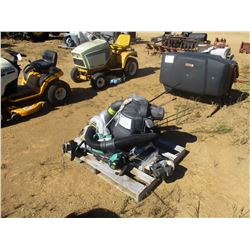 MISC SHOP MULCHER, WEEDEATER, POLE SAW HEADS, BUG LIGHT, (C5)