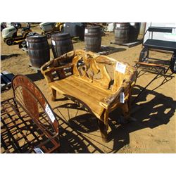 TEAK WOOD BENCH (C6)