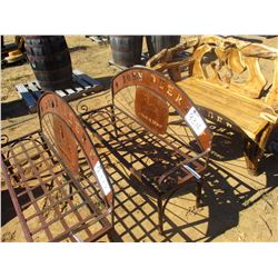 JOHN DEERE METAL BENCH (C6)