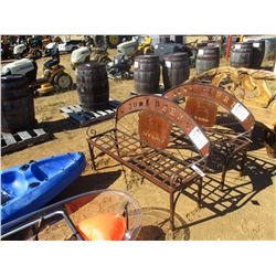 JOHN DEERE METAL BENCH (C6)