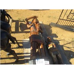 TEAK WOOD INDIAN (C6)